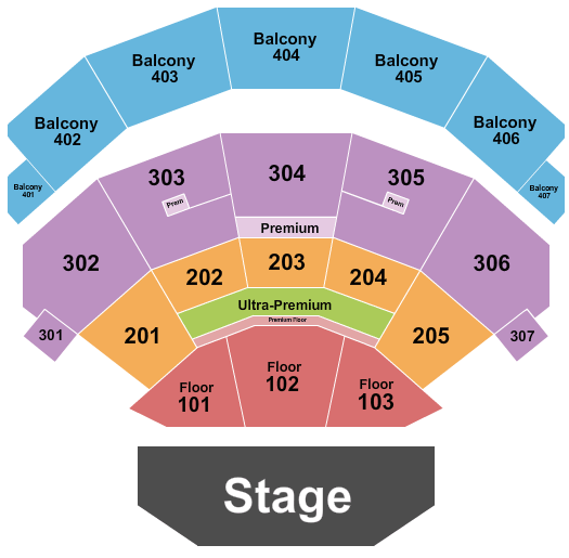 Dolby Live Mary J. Blige Seating Chart